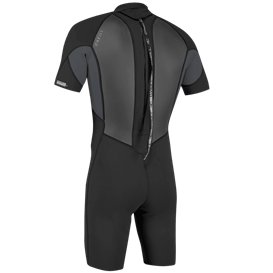 ONeill Reactor II 2mm Back Zip Spring Shorty Herren Neoprenanzug schwarz-grau hier im ONeill-Shop günstig online bestellen
