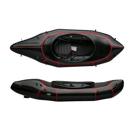 MRS Alligator 2S Pro XXL Elite Black Edition Packraft mit Deck 1 Personen Rafting Luftboot hier im MRS-Shop günstig online beste