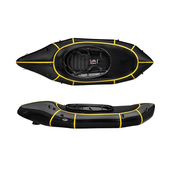 MRS Alligator 2S Pro XXL Elite Black Edition Packraft mit Deck 1 Personen Rafting Luftboot hier im MRS-Shop günstig online beste