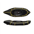 MRS Alligator 2S Pro XXL Elite Black Edition Packraft mit Deck 1 Personen Rafting Luftboot