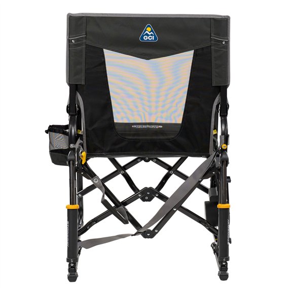 GCI Stowaway Rocker mit Seitentisch Faltstuhl Campingstuhl dark charcoal hier im GCI Outdoor-Shop günstig online bestellen