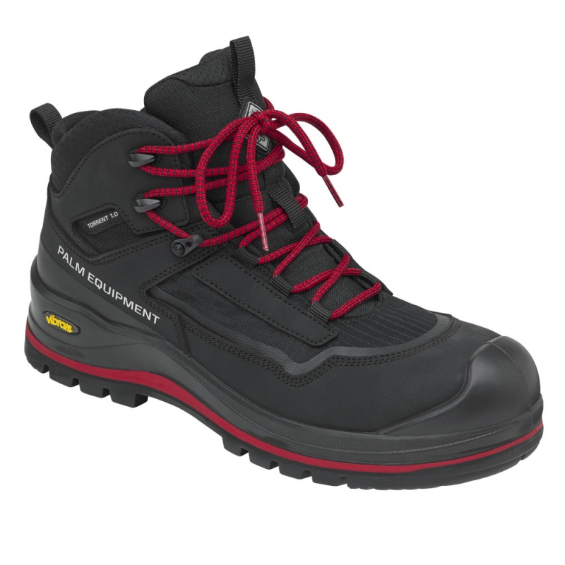 Palm Rescue Torrent Boots Wassersportschuhe Rettungsstiefel black red hier im Palm-Shop günstig online bestellen