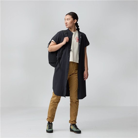 Fjällräven Abisko Fjäll Dress Damen Blusenkleid Outdoor Kleid navy hier im Fjällräven-Shop günstig online bestellen