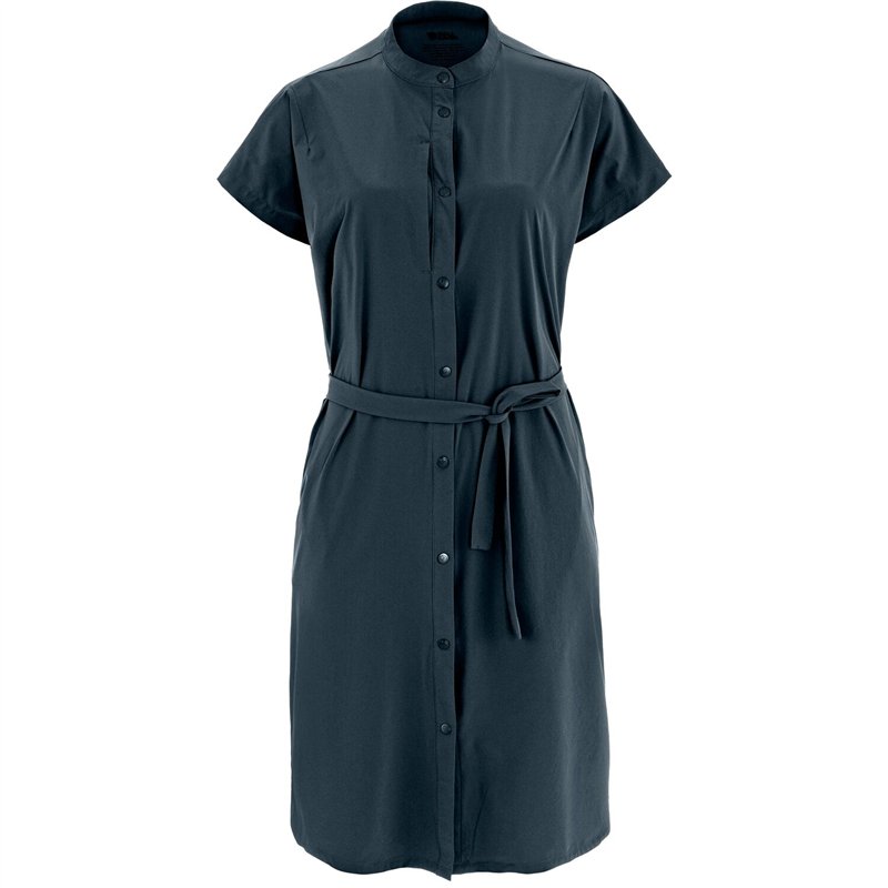 Fjällräven Abisko Fjäll Dress Damen Blusenkleid Outdoor Kleid navy hier im Fjällräven-Shop günstig online bestellen Fjällräven Abisko Fjäll Dress Damen Blusenkleid Outdoor Kleid navy hier im Fjällräven-Shop günstig online bestellen