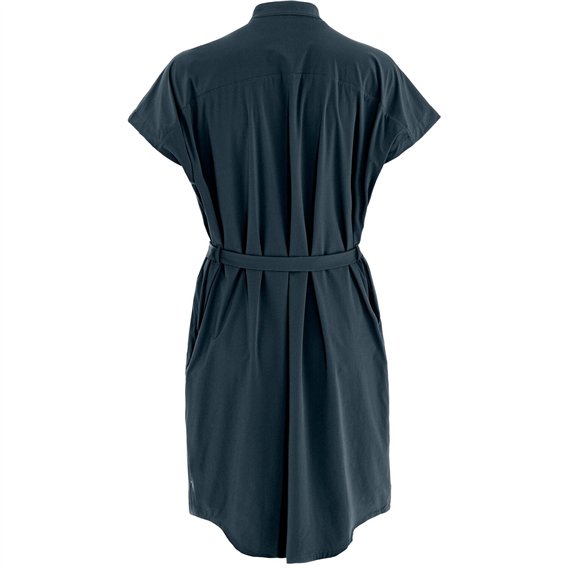 Fjällräven Abisko Fjäll Dress Damen Blusenkleid Outdoor Kleid navy hier im Fjällräven-Shop günstig online bestellen