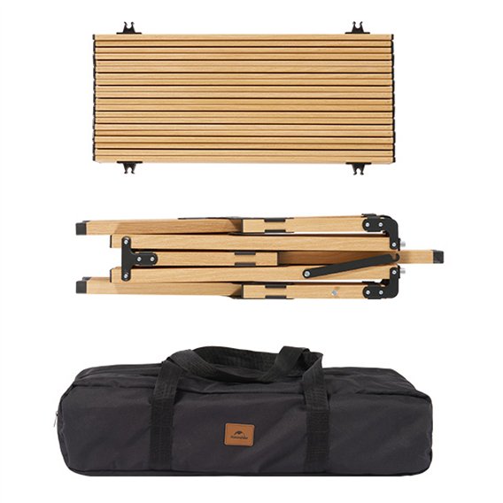 Naturehike Star Jane L01 Campingtisch kompakt Holzoptik stabil M
