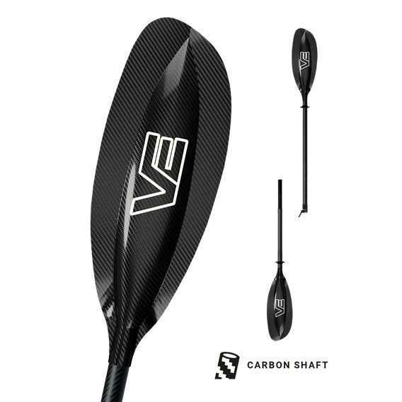 VE Paddles Carbon Skera Carbon Shaft 2PC Doppelpaddel 2-teilig black hier im VE Paddles-Shop günstig online bestellen
