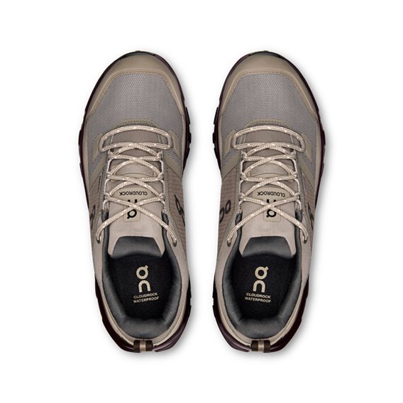 On Cloudrock Low WP Damen Wanderschuhe cinder-ox