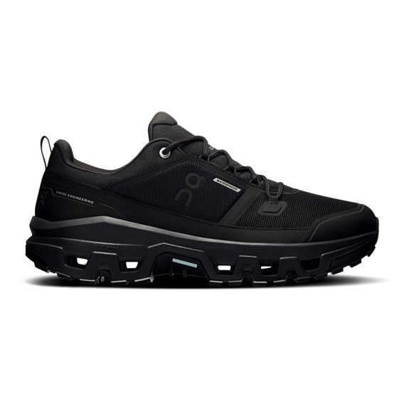 On Cloudrock Low WP Herren Wanderschuhe black-black