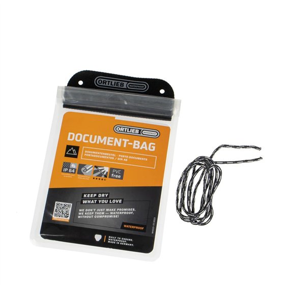 Ortlieb Document Bag Wasserdichte Dokumenten Taschel Din A6 wasserdichte Hülle hier im Ortlieb-Shop günstig online bestellen