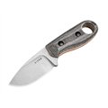 Kizer Beaver Nitro-V Black Micarta & Orange G10 Feststehendes Messer