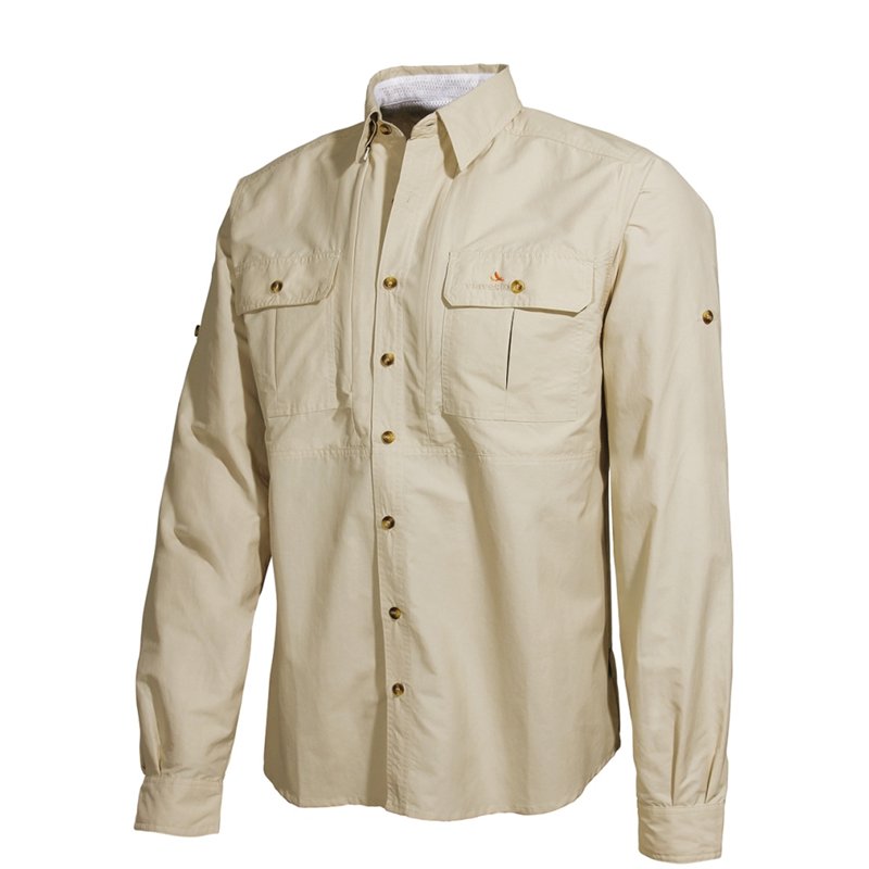 Viavesto Eanes Herren Hemd langarm sand hier im -Shop günstig online bestellen