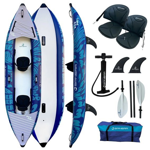Spinera Duo 340/115 Komplettes Kajak Set 2 Personen Luftkajak hier im Spinera-Shop günstig online bestellen