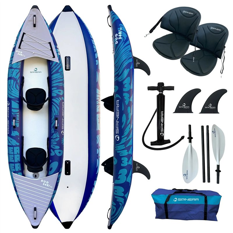 Spinera Duo 340/115 Komplettes Kajak Set 2 Personen Luftkajak hier im Spinera-Shop günstig online bestellen