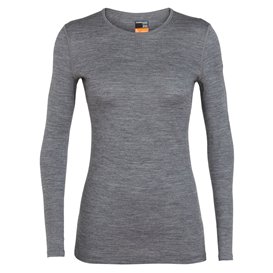 Icebreaker 200 Oasis Longsleeve Crewe Damen gritstone hthr hier im Icebreaker-Shop günstig online bestellen