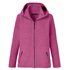 Mufflon Nele Damen Merino Wolljacke mit Kapuze candy hier im Mufflon-Shop günstig online bestellen