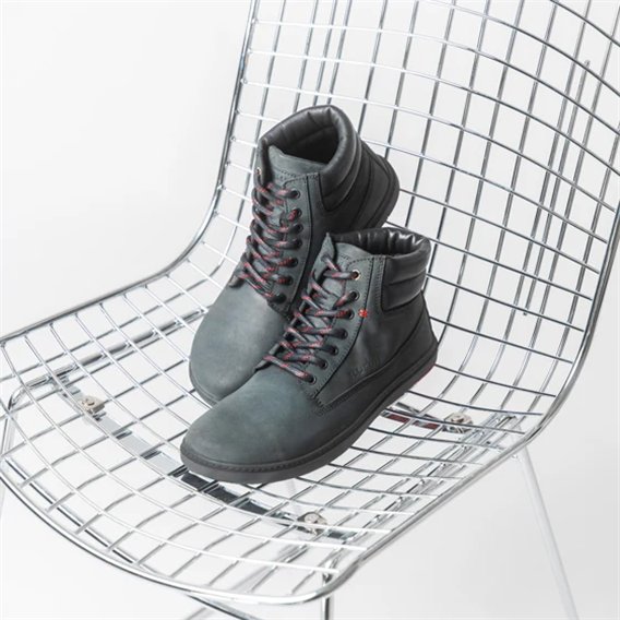 Blusun 021M Herren Barfußschuh Boot anthrazit