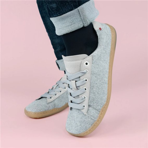 Blusun 102W Damen Barfußschuhe Sneaker light grey