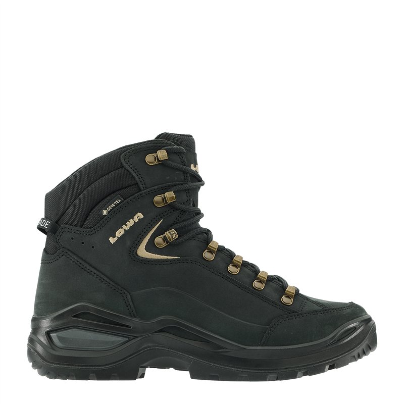 Lowa Renegade Evo GTX Mid Ws Damen Leder Wanderschuhe black-champagne hier im Lowa-Shop günstig online bestellen