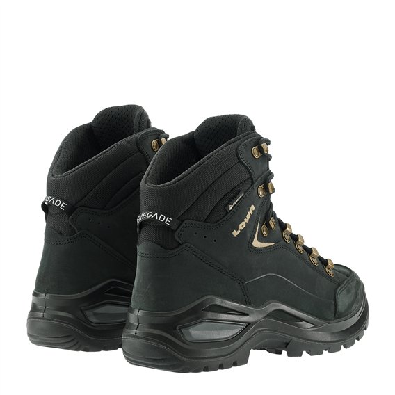 Lowa Renegade Evo GTX Mid Ws Damen Leder Wanderschuhe black-champagne hier im Lowa-Shop günstig online bestellen