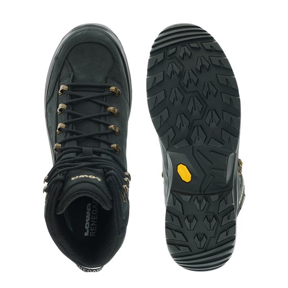 Lowa Renegade Evo GTX Mid Ws Damen Leder Wanderschuhe black-champagne hier im Lowa-Shop günstig online bestellen