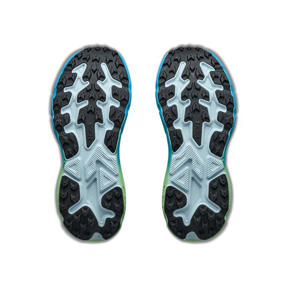 Hoka Challenger 8 Damen Trail Runnung Schuhe glimmering blue-tart apple hier im HOKA-Shop günstig online bestellen