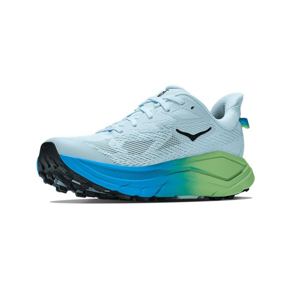 Hoka Challenger 8 Damen Trail Runnung Schuhe glimmering blue-tart apple hier im HOKA-Shop günstig online bestellen