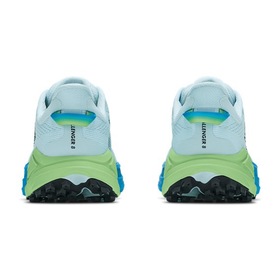 Hoka Challenger 8 Damen Trail Runnung Schuhe glimmering blue-tart apple hier im HOKA-Shop günstig online bestellen