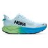 Hoka Challenger 8 Damen Trail Runnung Schuhe glimmering blue-tart apple