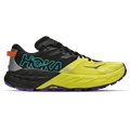 Hoka Speedgoat 7 Herren Trail Runnung Schuhe black-hoka citrus