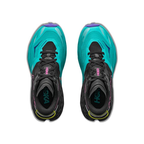 Hoka Speedgoat 7 Damen Trail Runnung Schuhe black-electric aqua hier im HOKA-Shop günstig online bestellen