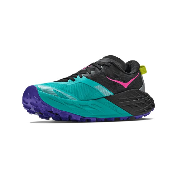 Hoka Speedgoat 7 Damen Trail Runnung Schuhe black-electric aqua hier im HOKA-Shop günstig online bestellen