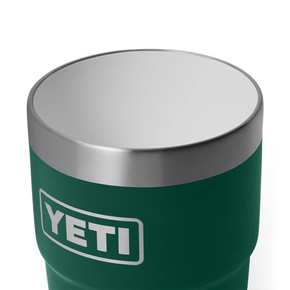 Yeti Rambler 236ml Trinkbecher mit Deckel Thermobecher black forest green hier im YETI Hardware-Shop günstig online bestellen