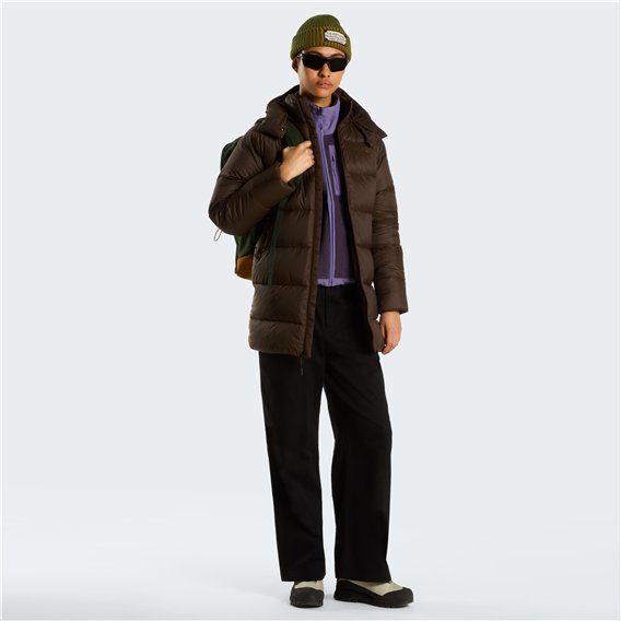The North Face Hydrenalite City Down Hooded Parka Damen Daunen Wintermantel dark chestnut hier im The North Face-Shop günstig on