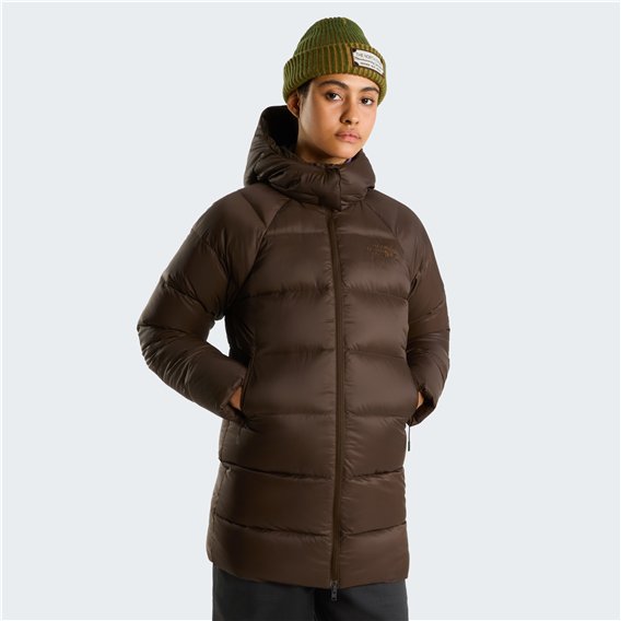The North Face Hydrenalite City Down Hooded Parka Damen Daunen Wintermantel dark chestnut hier im The North Face-Shop günstig on
