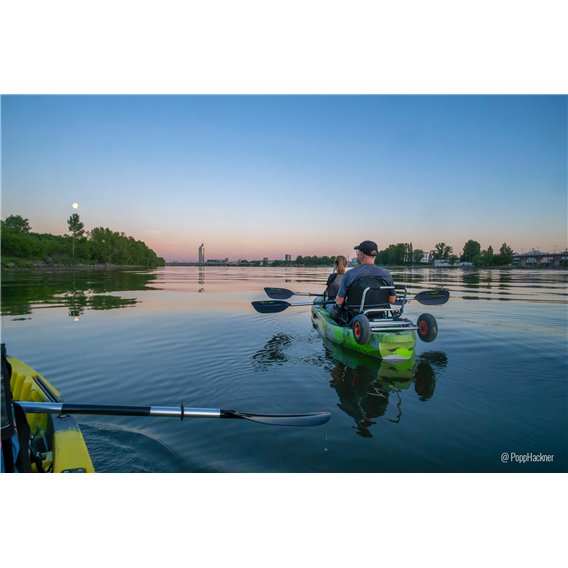 ExtaSea-Yak 390 Pro 2er Sit on Top Kajak Set + 2 Paddel & Kajaksitze
