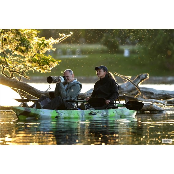 ExtaSea-Yak 390 Pro 2er Sit on Top Kajak Set + 2 Paddel & Kajaksitze