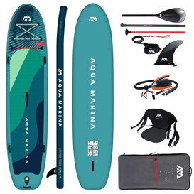 Aqua Marina Super Trip 12'6" aufblasbares SUP Familien-Board mit Elektropumpe