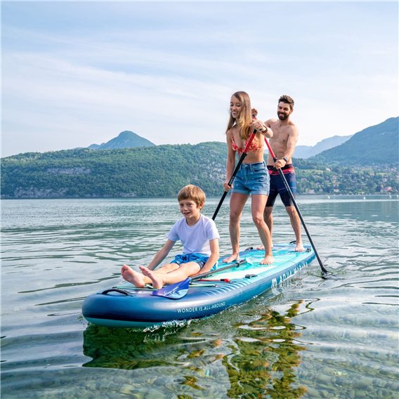 Aqua Marina Super Trip 12'6" aufblasbares SUP Familien-Board mit Elektropumpe