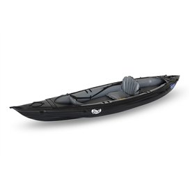 Gumotex Rush I Updated B-Ware Kajak 1er Drop-Stitch Nitrilon Kajak Luftboot schwarz