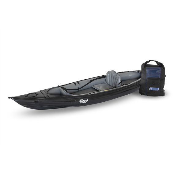 Gumotex Rush I Updated B-Ware Kajak 1er Drop-Stitch Nitrilon Kajak Luftboot schwarz