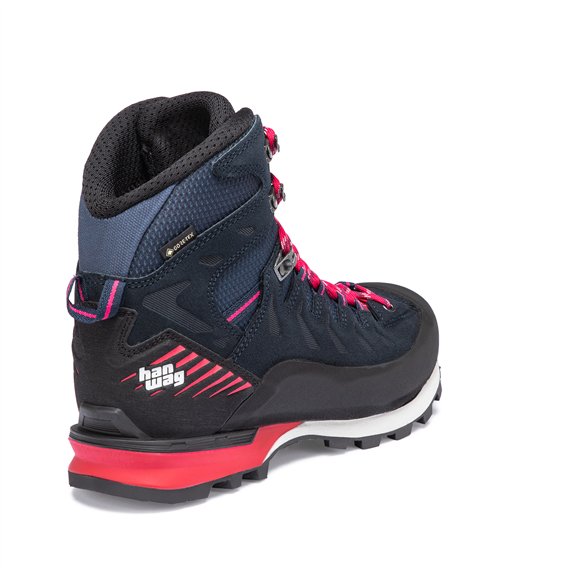 Hanwag Makra Pro Lady GTX Damen Bergschuhe Wanderschuhe navy-pink