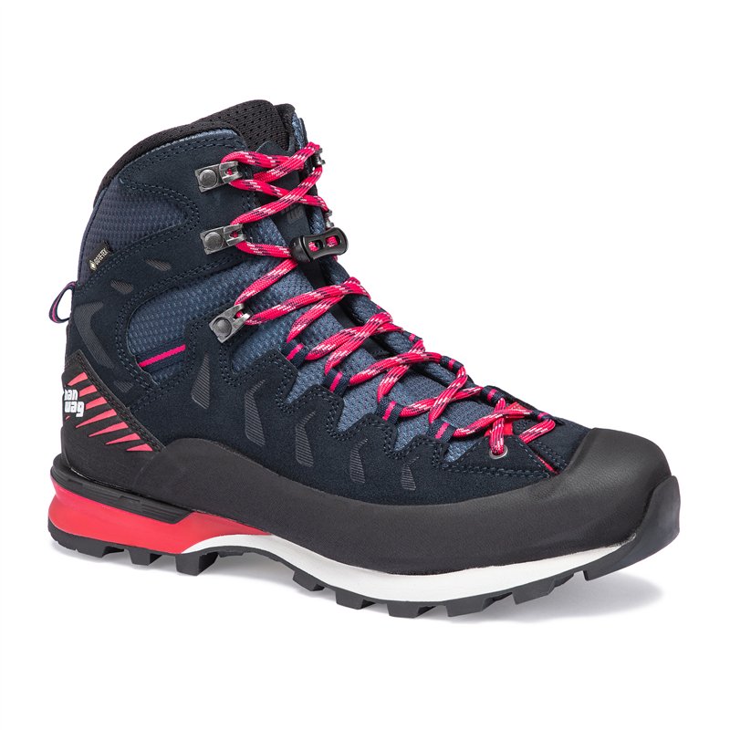 Hanwag Makra Pro Lady GTX Damen Bergschuhe Wanderschuhe navy-pink Hanwag Makra Pro Lady GTX Damen Bergschuhe Wanderschuhe navy-pink
