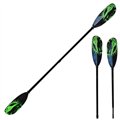 ExtaSea Tour Vario Fiberglas Doppelpaddel | 220-240cm | 2-teilig | schwarz-grün