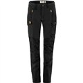 Fjällräven Nikka Trousers Curved Damen Outdoorhose Wanderhose black