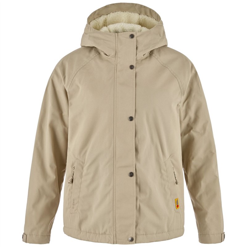 Fjällräven Vardag G-1000 Pile Jacket Damen Outdoorjacke fossil hier im Fjällräven-Shop günstig online bestellen