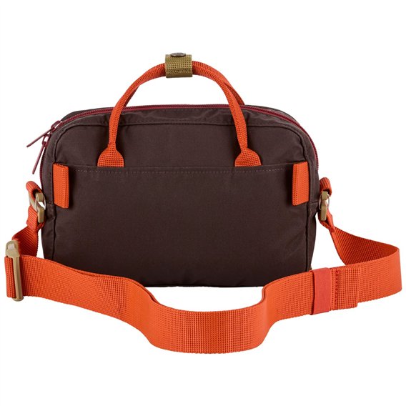 Fjällräven Kanken Koncept Crossbody Umhängetasche black oak-rowan red hier im Fjällräven-Shop günstig online bestellen