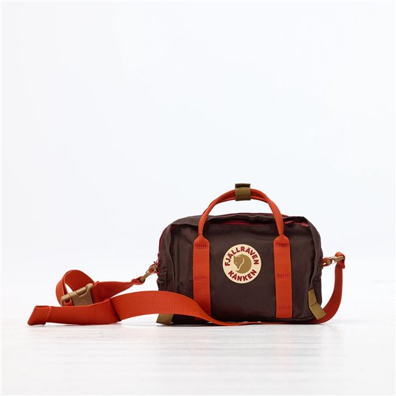 Fjällräven Kanken Koncept Crossbody Umhängetasche black oak-rowan red hier im Fjällräven-Shop günstig online bestellen