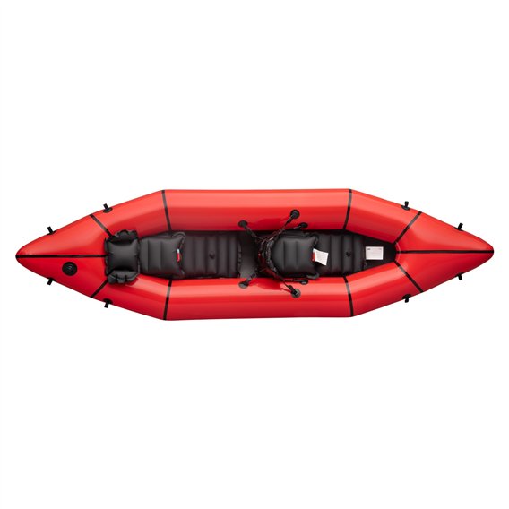 MRS Viking X2 Self Bailer Elite Packraft Black Edition 1 Personen Rafting Boot