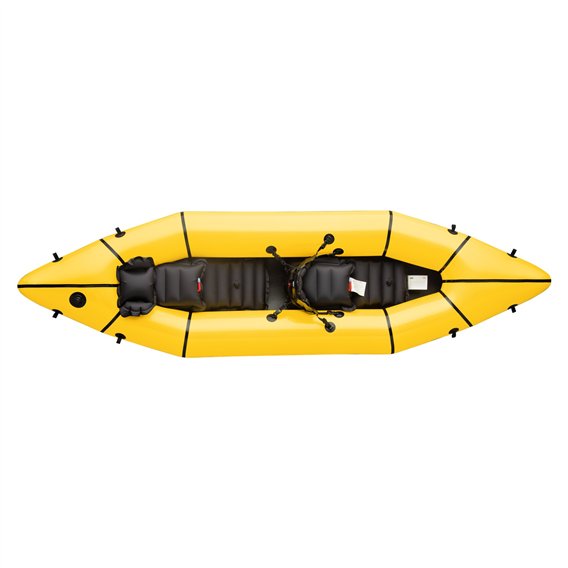 MRS Viking X2 Self Bailer Elite Packraft Black Edition 1 Personen Rafting Boot